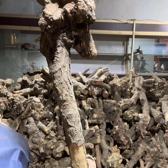 香榧木小***爸火琉璃的毛夹摆件