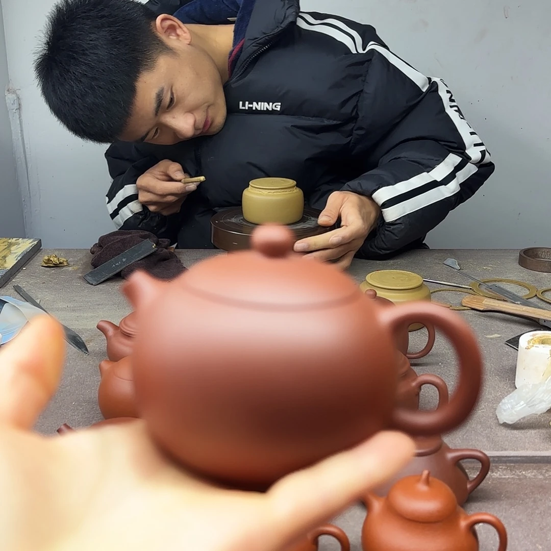 紫砂茶壶紫泥西施150cc微瑕