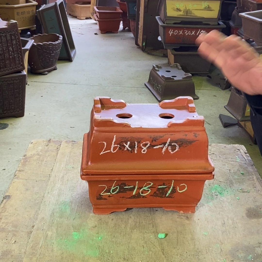 段泥花盆紫砂紫砂