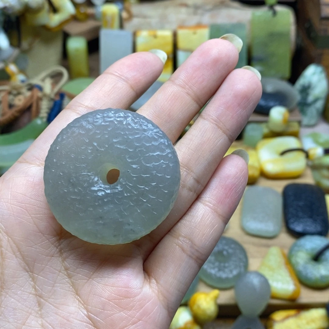 未镶嵌岫玉纯天然你*