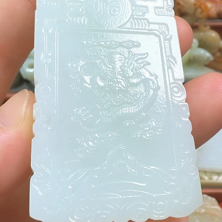 和田玉未镶嵌挂件妙**慧