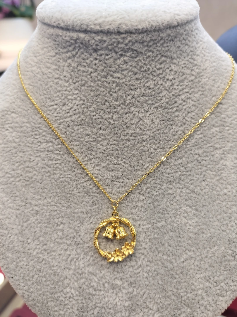 坠链均925银 纯银 玲兰花项链