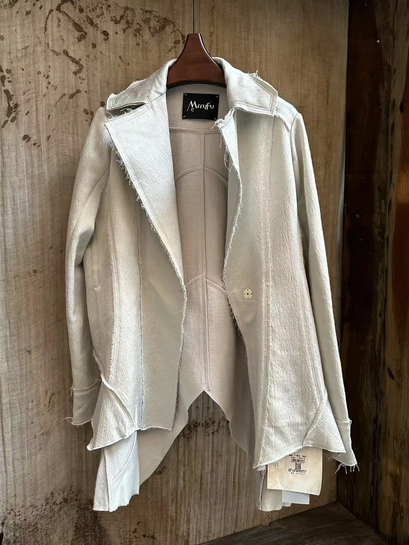 NatureDye 【美侖美奂】BT362771 原创设计简约高级大衣