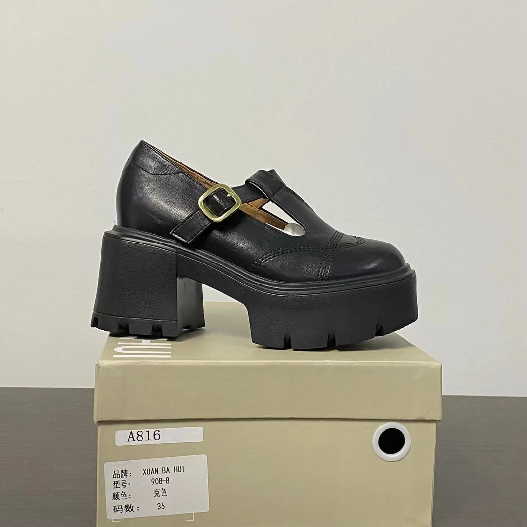 【清仓】2025小个子厚底平增高百搭女鞋A816