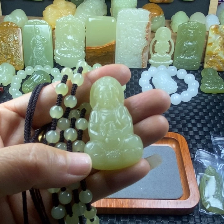 昆仑料半立体观音一套