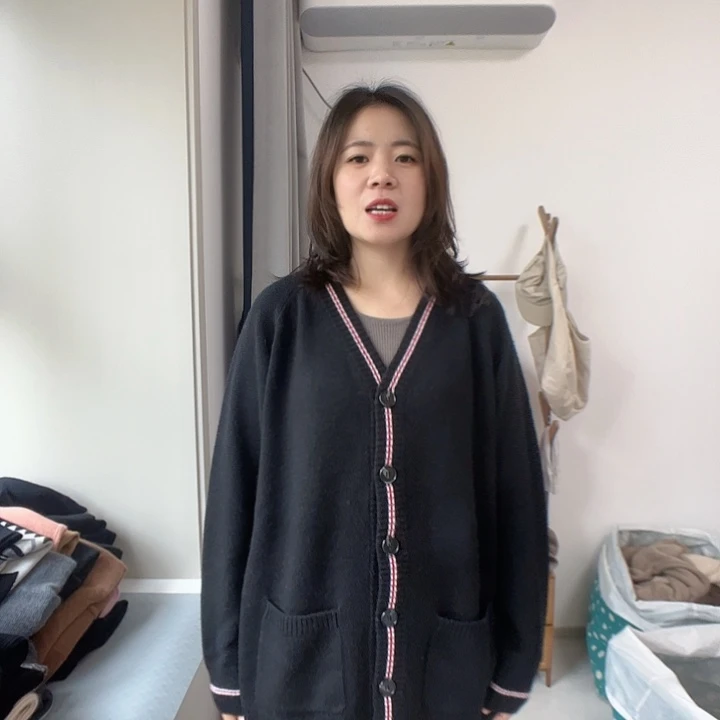 大开衫黑色145斤内可穿