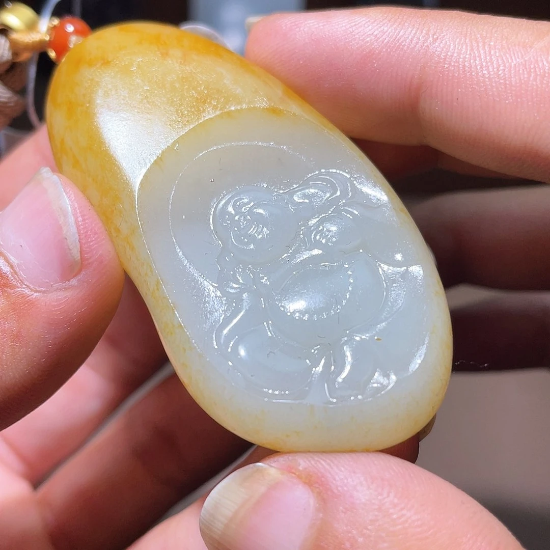 和田玉未镶嵌颈饰D2