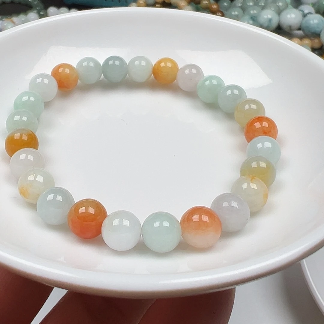 翡翠手链未镶嵌(****货主老华