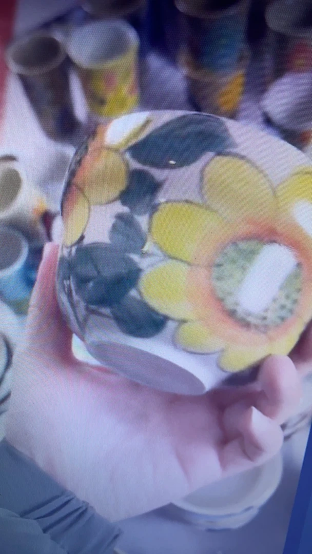 手绘高温釉下彩陶瓷