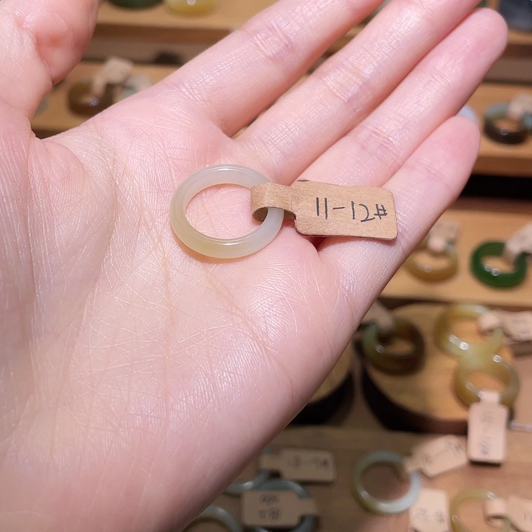 瑞***r和田玉未镶嵌戒指15.9