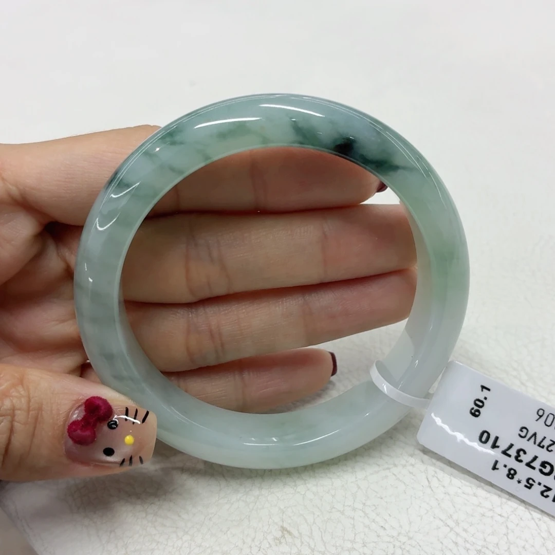 翡翠手镯未镶嵌缅甸翡翠手镯57