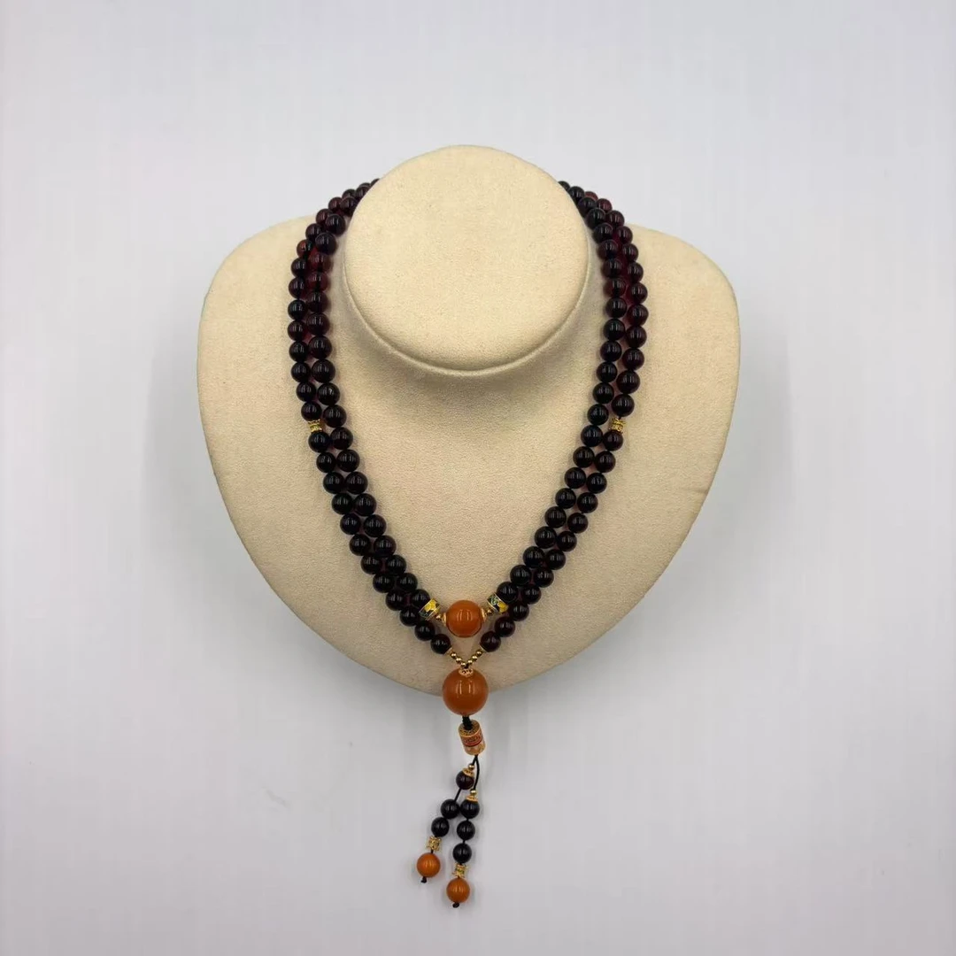 [粉丝专属]高奢臻品琥珀项链 XKML093