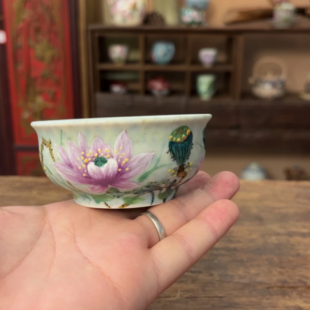 柴烧手工手绘陶瓷