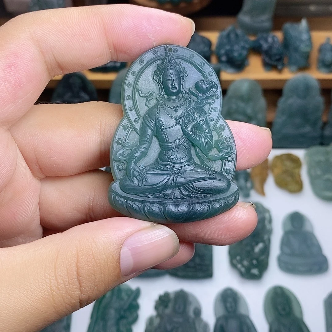 定制翡翠未镶嵌度母