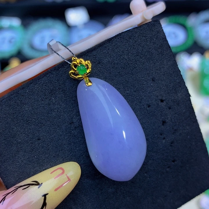 18K金镶嵌手链翡翠翡翠