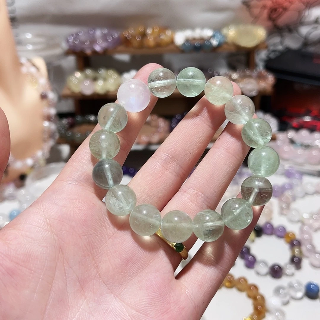 未镶嵌手链水晶绿萤石