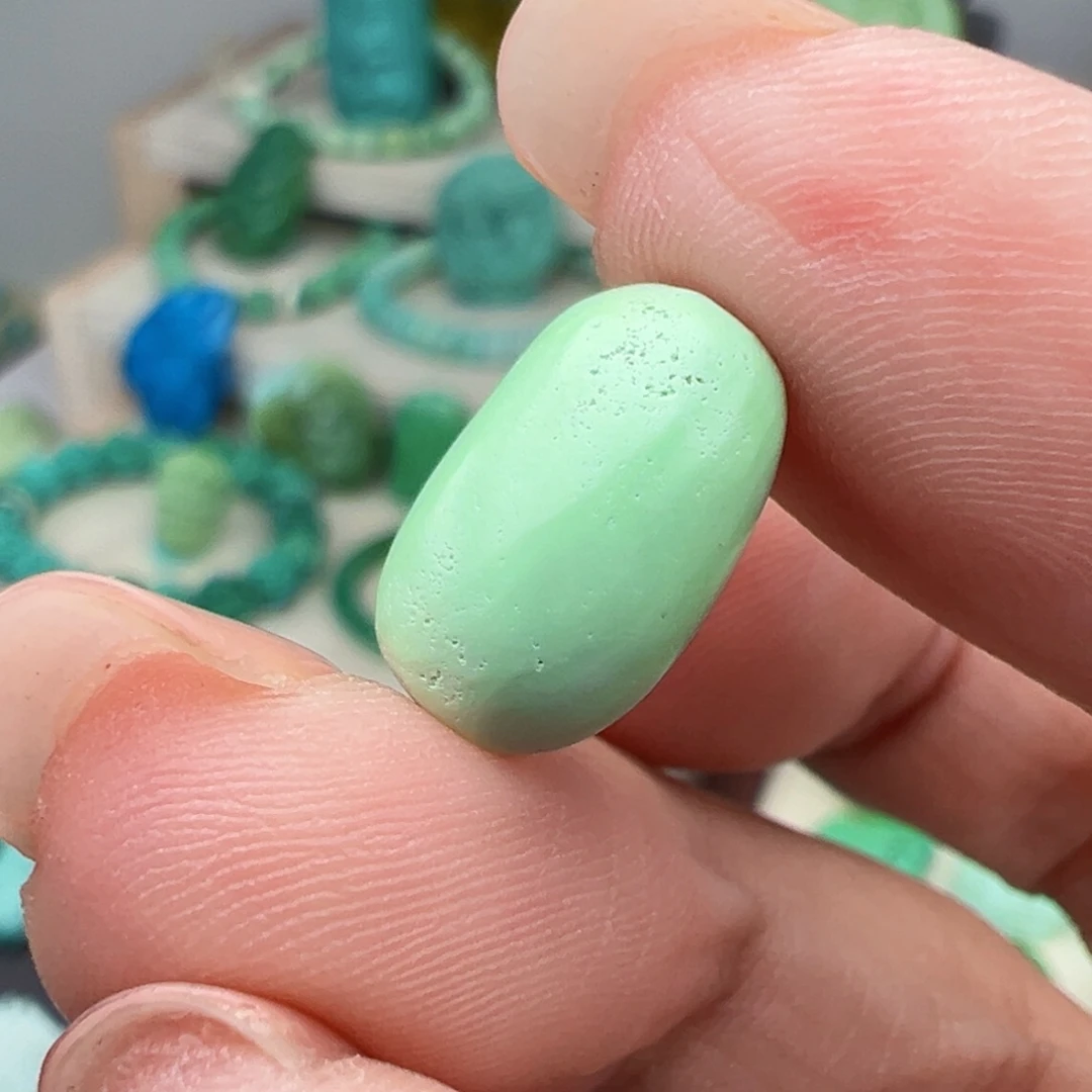 绿松石18K金镶嵌主播万珍