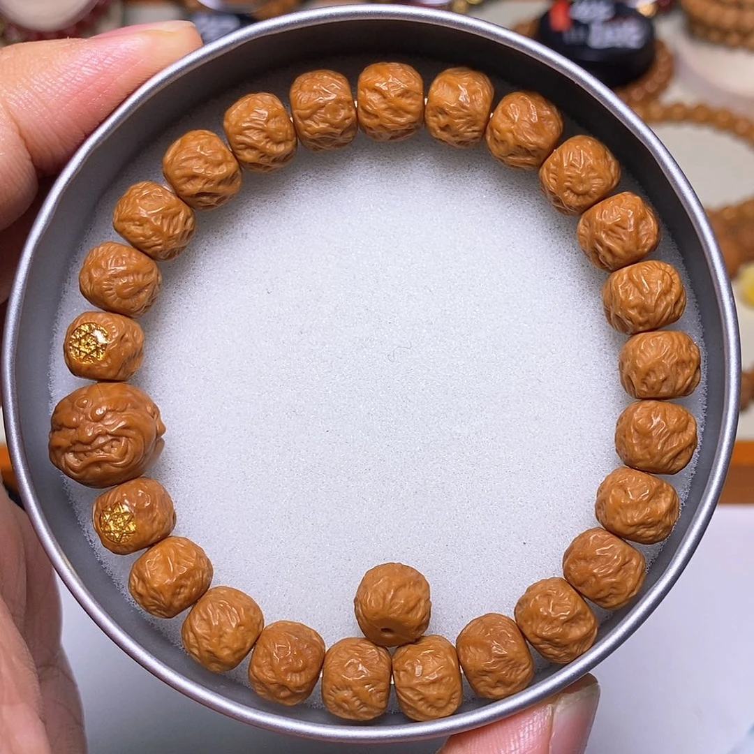 猴头核桃手串恶僧精工观山无相尺寸10左右全品