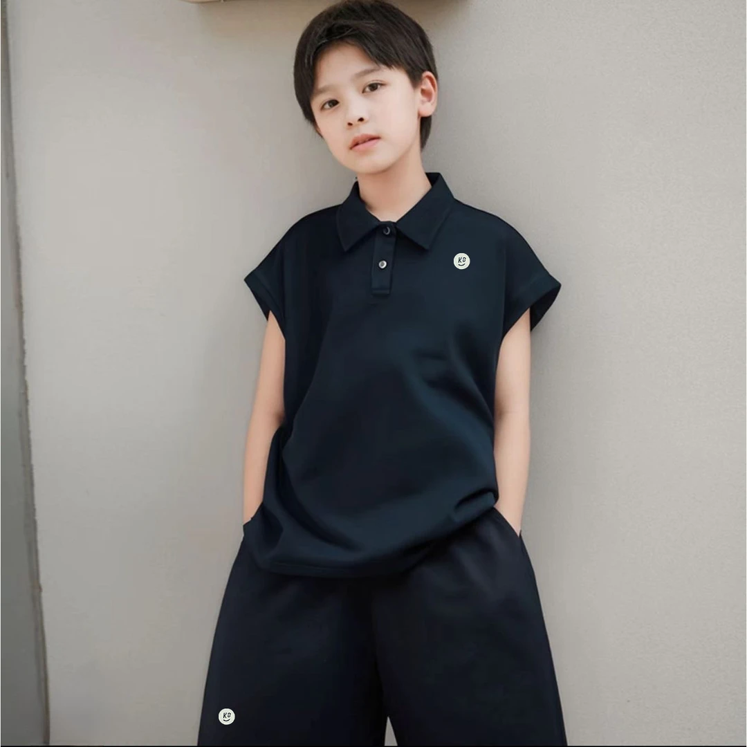 儿童运动套装2025夏季新款时尚休闲宽松洋气无袖韩版大童两件套