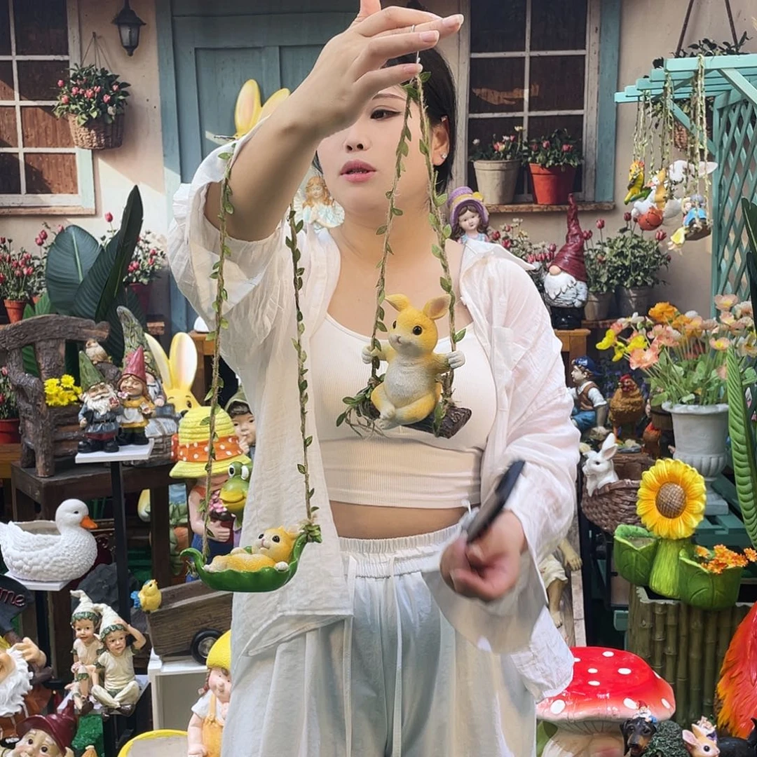 摆件花园摆件红红火火