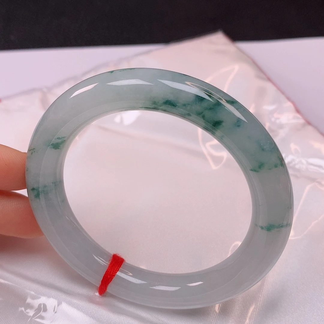 【闪购商品】未镶嵌手镯翡翠54圆条手镯