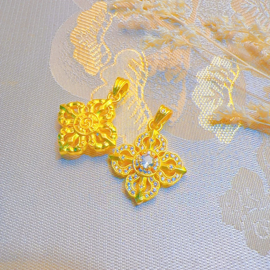 黄色十字吊坠多样性发货PN0074