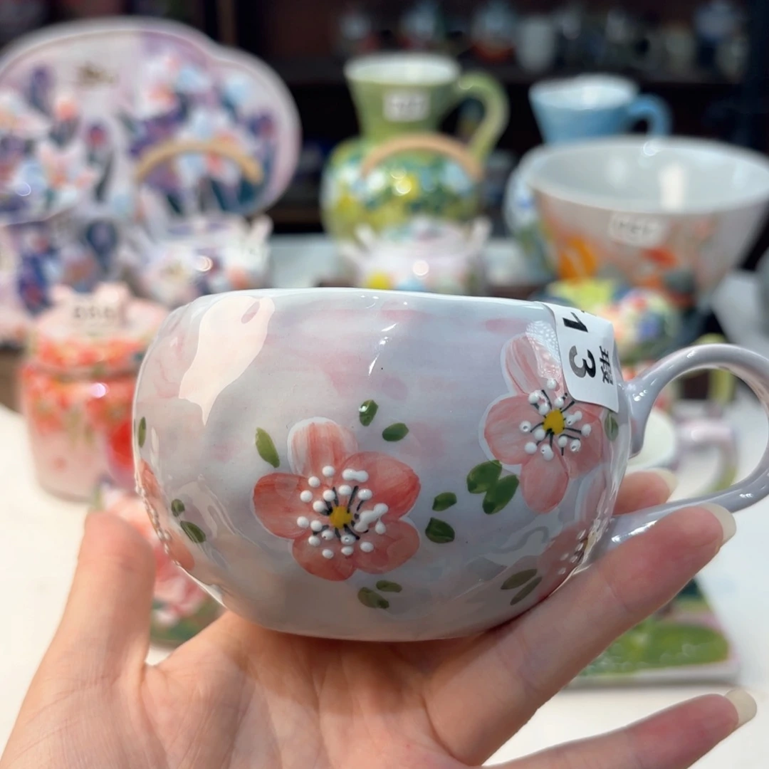 景德镇手绘高温釉下彩陶瓷茶具