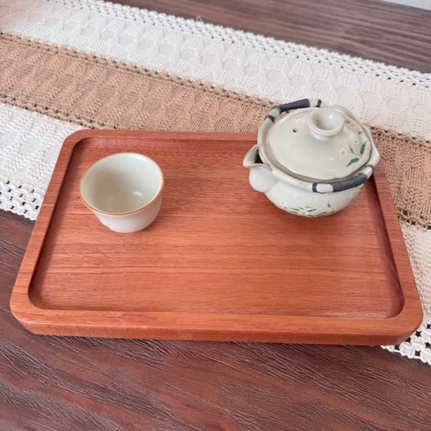 预售！乌檀实木整版托盘水果盘（30x20）