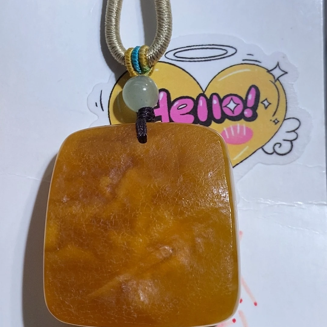 定制琥珀未镶嵌蜜蜡吊坠