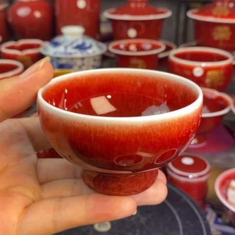 【闪购商品】景德镇名陶坊原矿郎红9号 全品