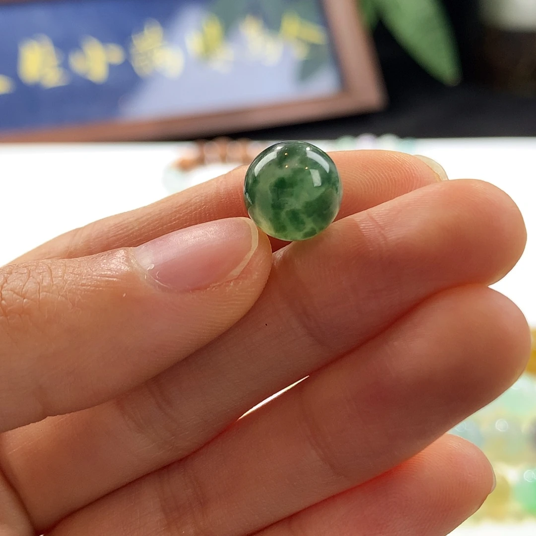 翡翠散珠翡翠珠子清货