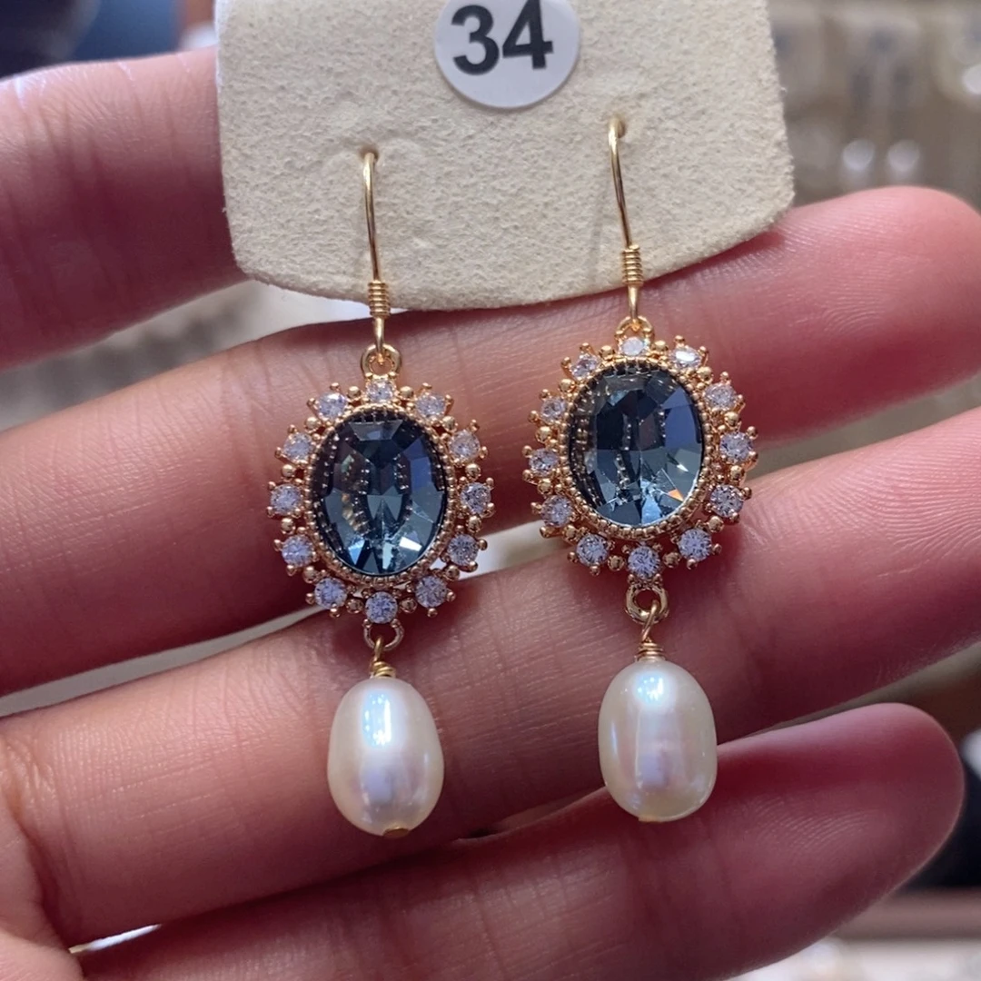 未镶嵌淡水珍珠耳饰