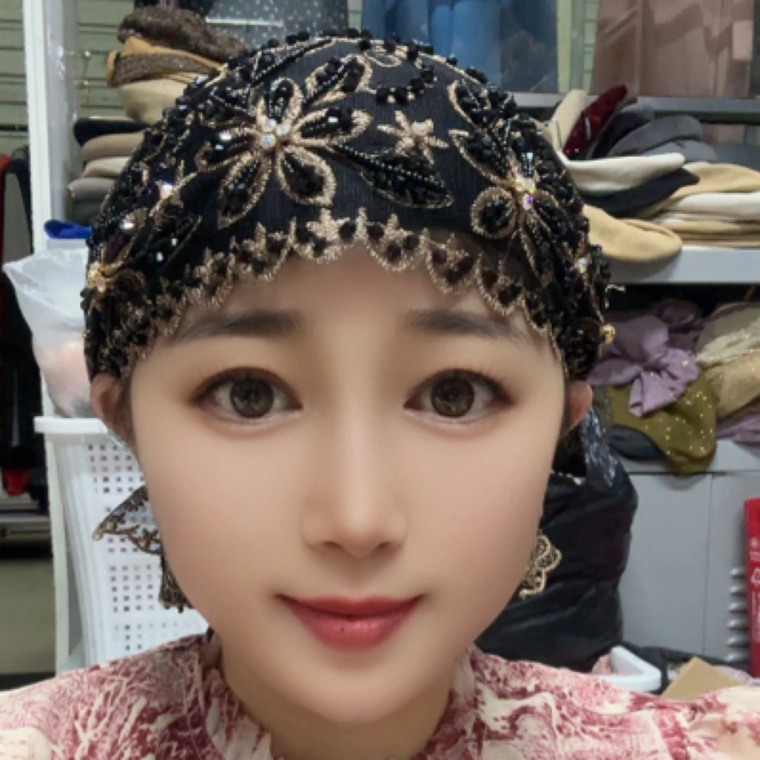 新款重手工吊坠鱼尾帽子