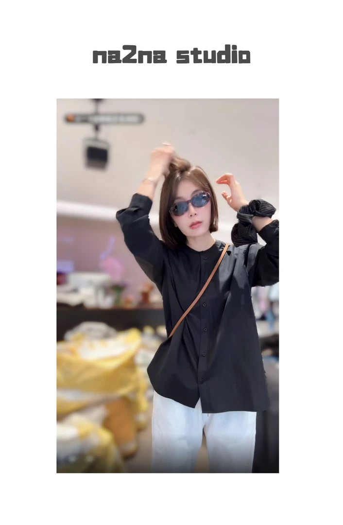 na2na 东大门 Se圆领衬衣（No退换）