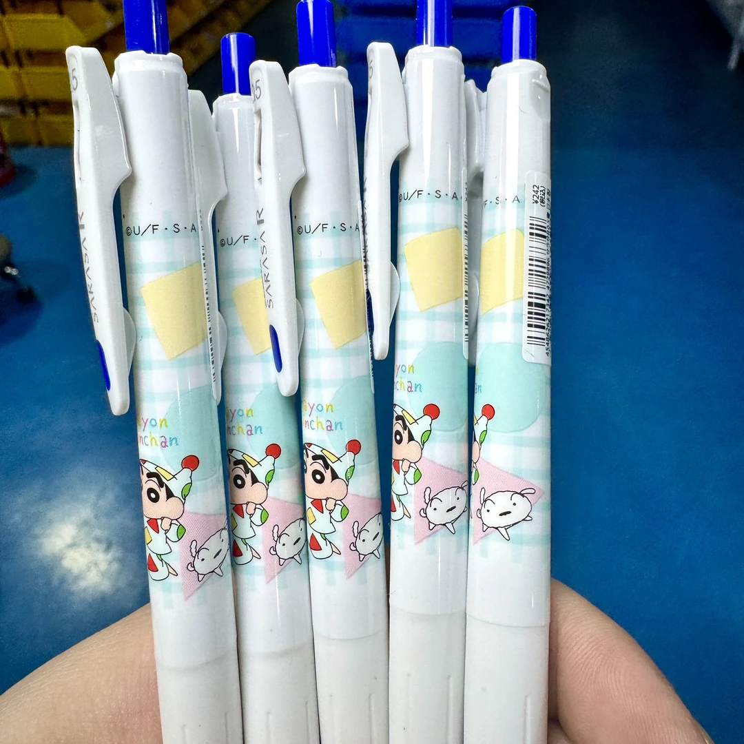 308日本zebra斑马蜡笔小新限定中性笔jj29小浓芯限定版