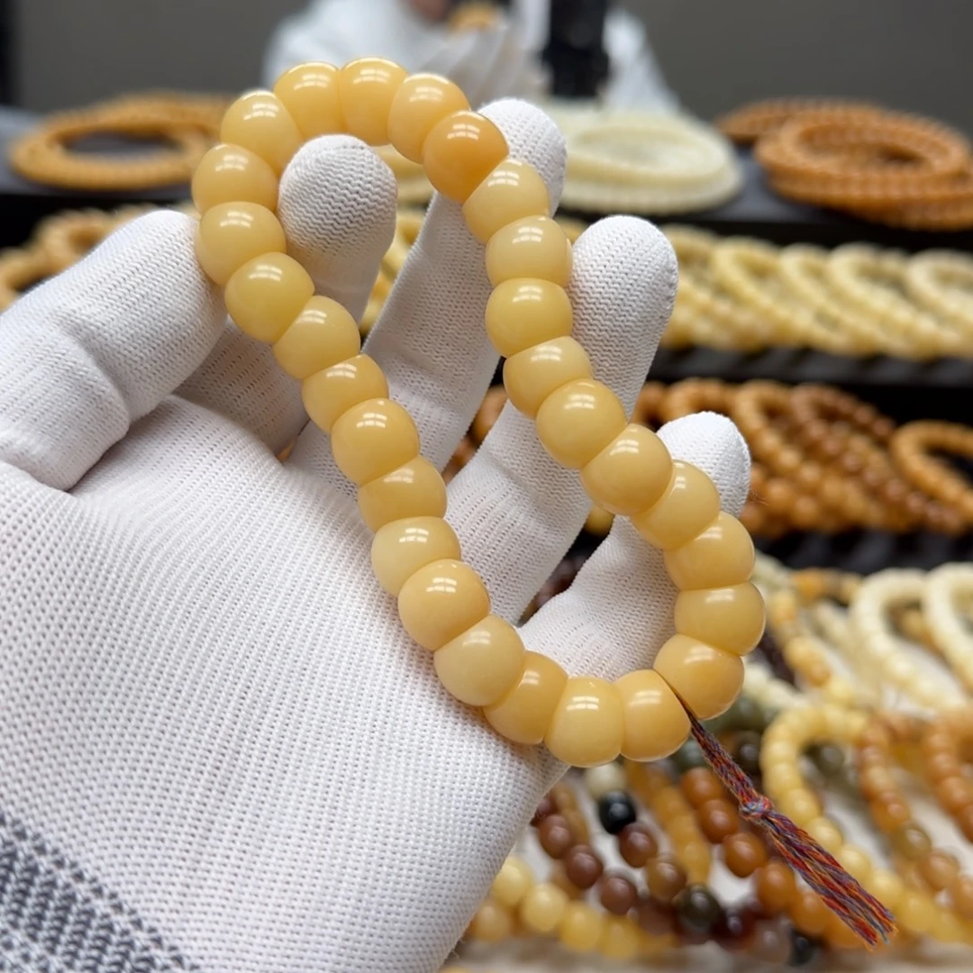 菩提根/象牙果手串卡13 大肠 10年 微瑕