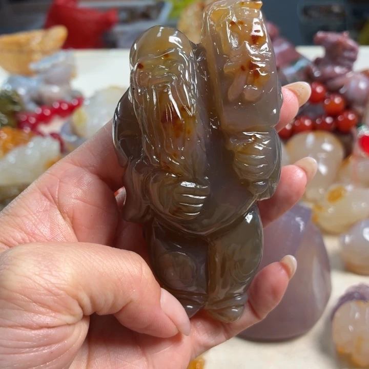 玛瑙/玉髓未镶嵌吊坠(不含链)