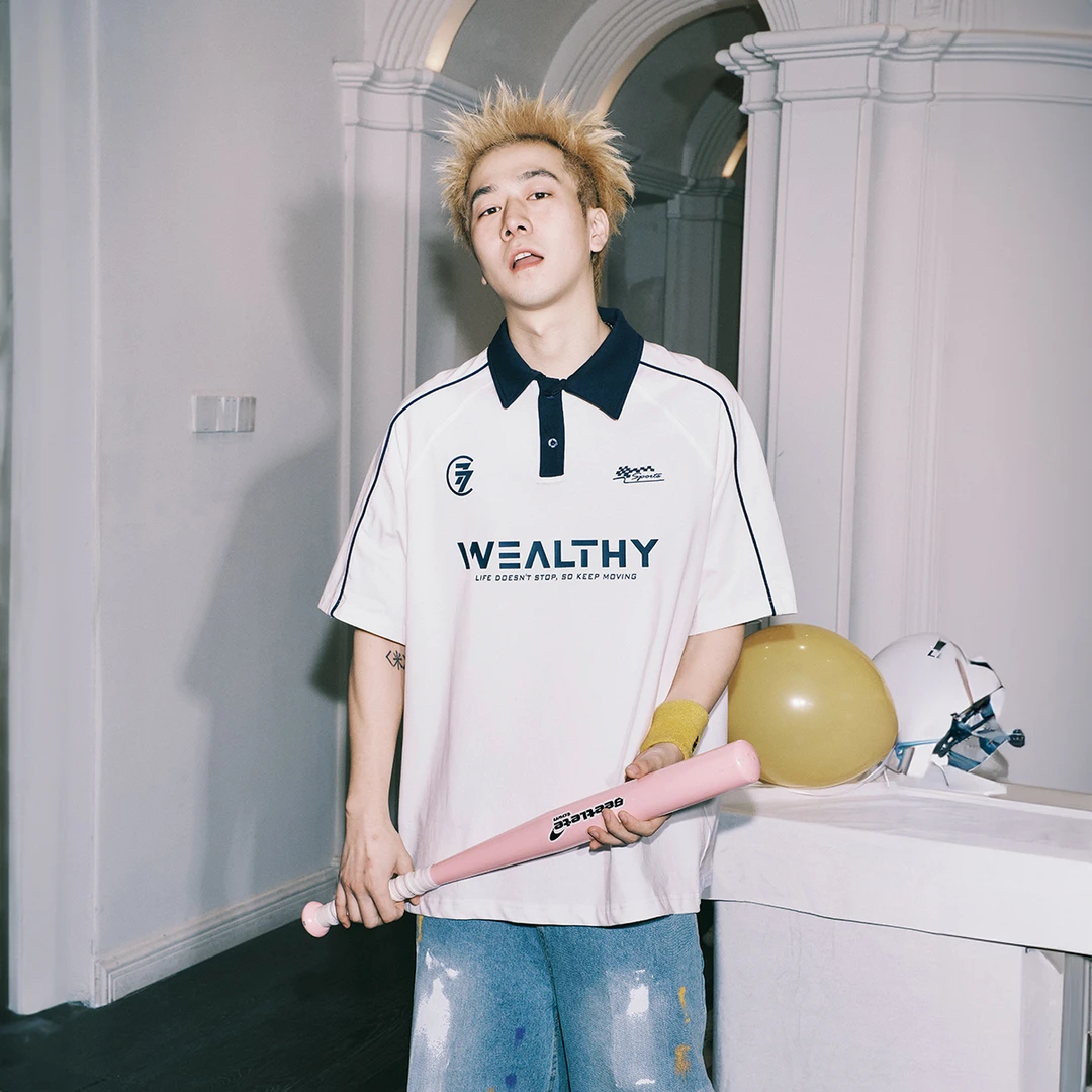 lemanism270g重磅棉短袖POLO衫男2025夏季情侣运动翻领体恤衫女