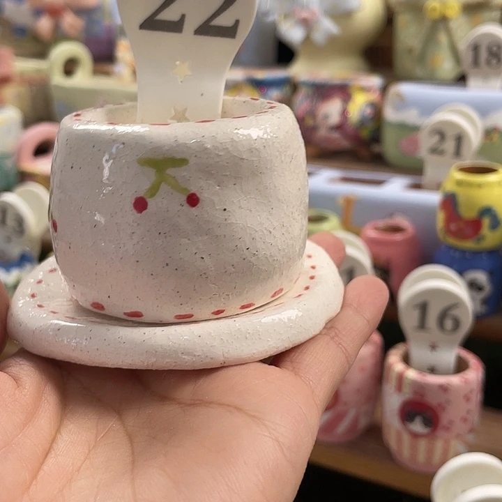 22…..手工手绘花盆