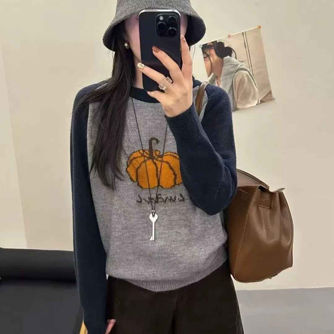 【H001-H999】小白云新款秋冬温柔小众设计感百搭气质2025上衣显瘦