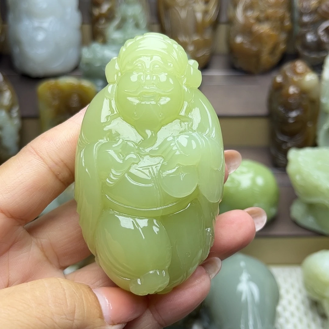 开***)和田玉未镶嵌颈饰