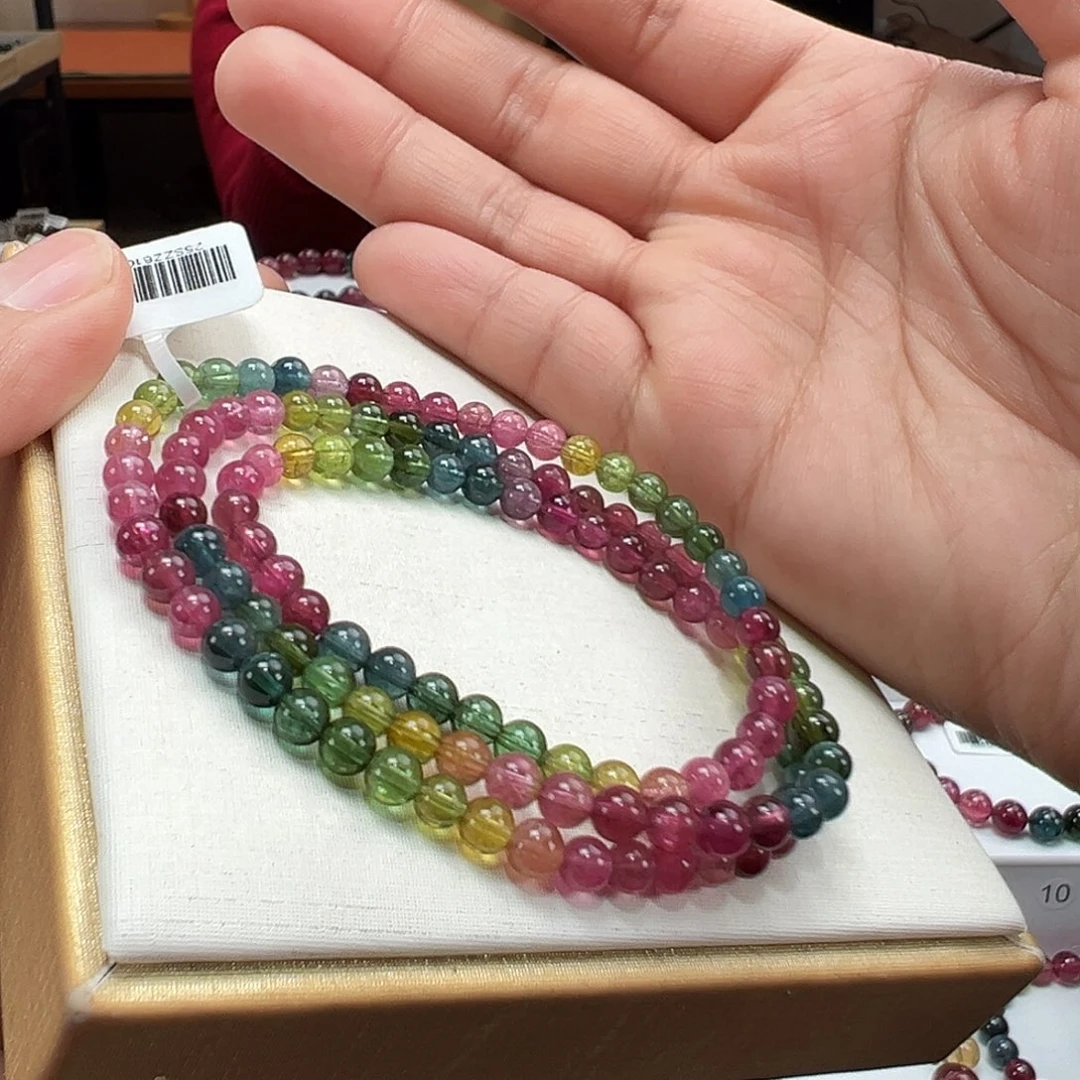 碧玺手串未镶嵌4.8mmmmmmm