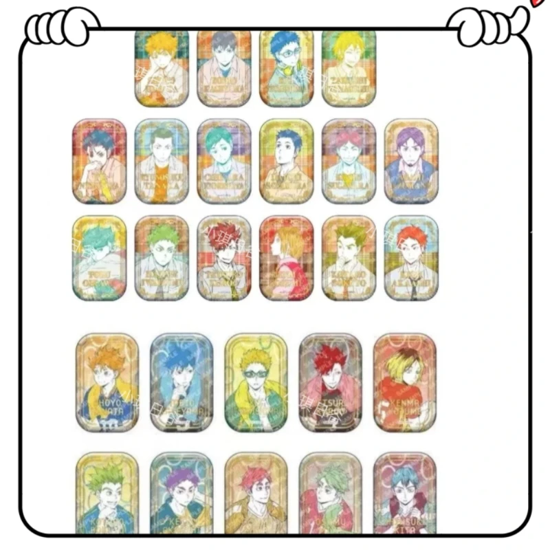 小琪日谷排球少年烫金方吧唧一弹二弹 无需等车及拍及拆 默认代拆