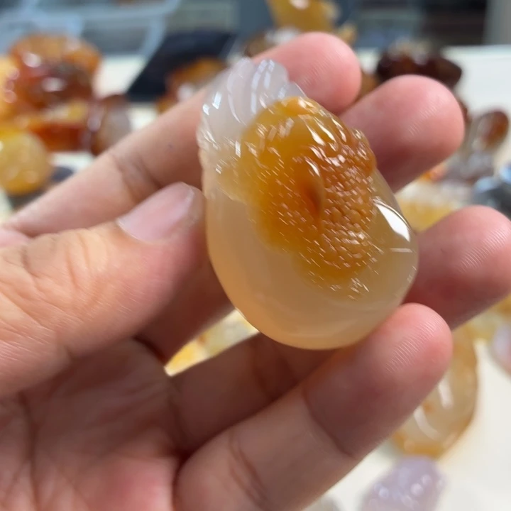 玛瑙/玉髓吊坠(不含链)未镶嵌