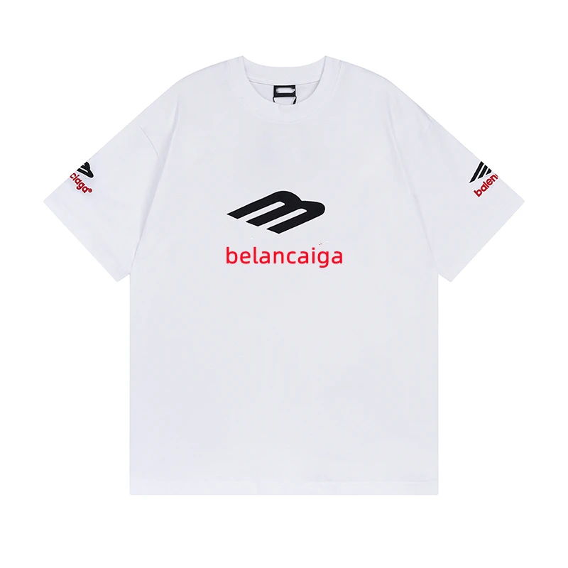 巴黎T恤重磅300克刺绣原版原标宽松大版男士纯棉休闲百搭情侣夏季