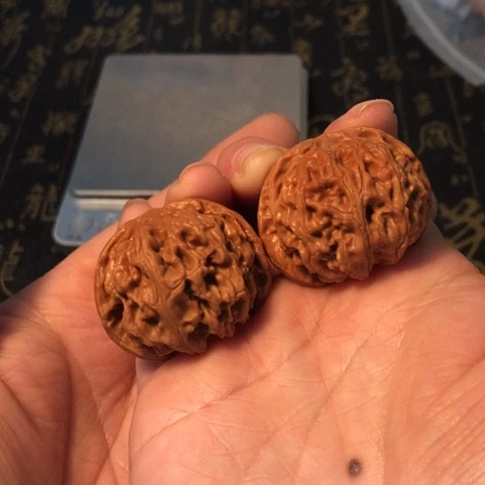 文玩核桃把件苹果37mm