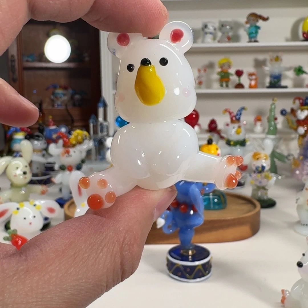 琉璃手工艺品小熊