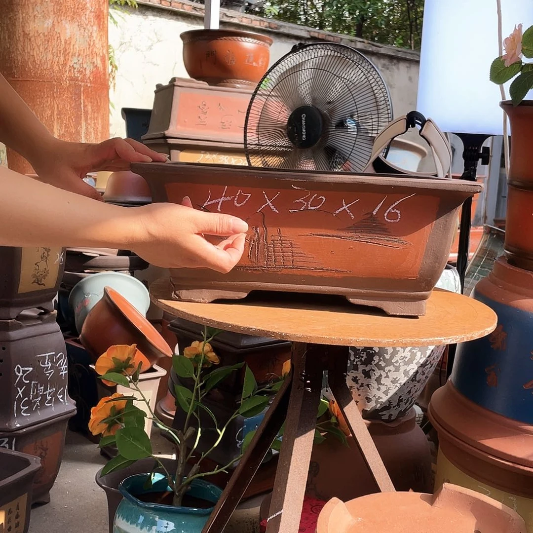 40红马槽花盆紫砂花盆紫砂