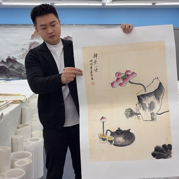 国画手绘国画作品