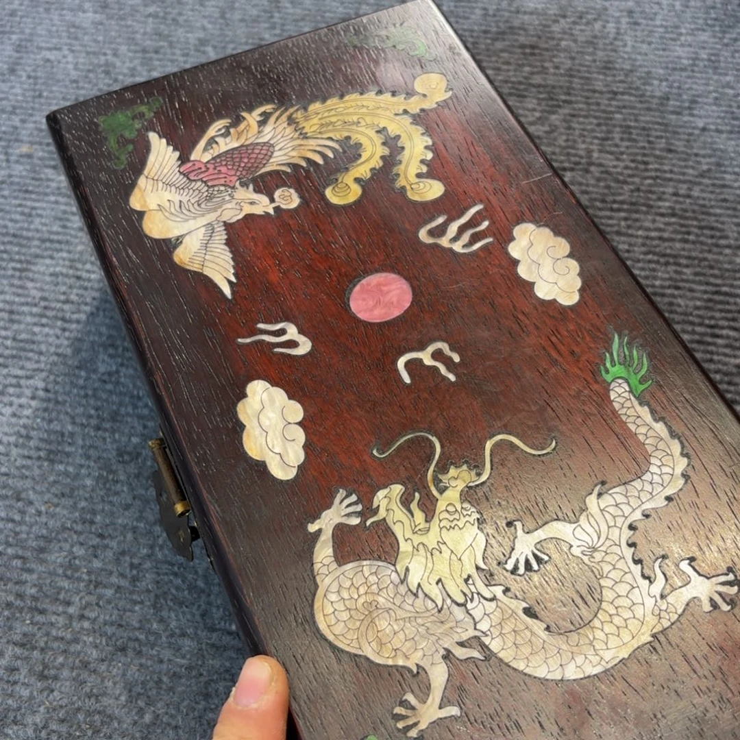 木小叶紫檀独板收纳盒